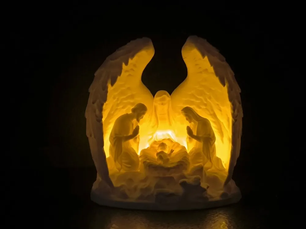Presépio iluminado